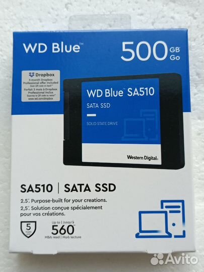 SSD WD Blue 500Gb 2.5