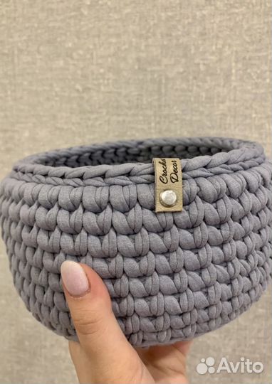 Корзина плетеная с деревянным дном