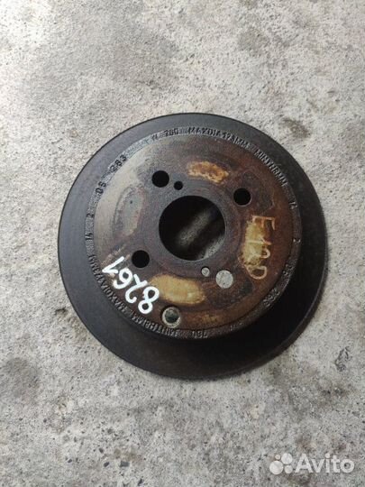 Диск тормозной задний Toyota Corolla E120