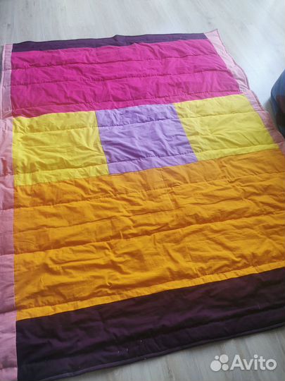 Лоскутное покрывало одеяло плед пэчворк