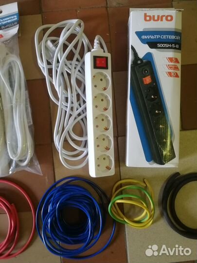 Сетевой фильтр, удлинитель, провода