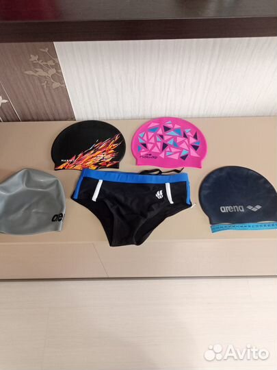 Шапочка для бассейна Arena, плавки новые