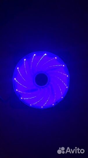 Вентилятор 120 корпусной с подсветкой