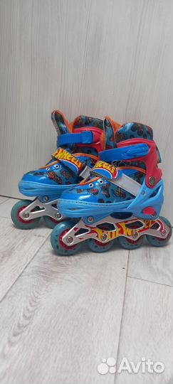 Роликовые коньки детские с защитой