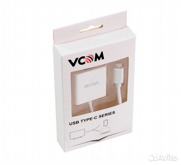 Переходник с Type-C на hdmi, Vcom (CU423)