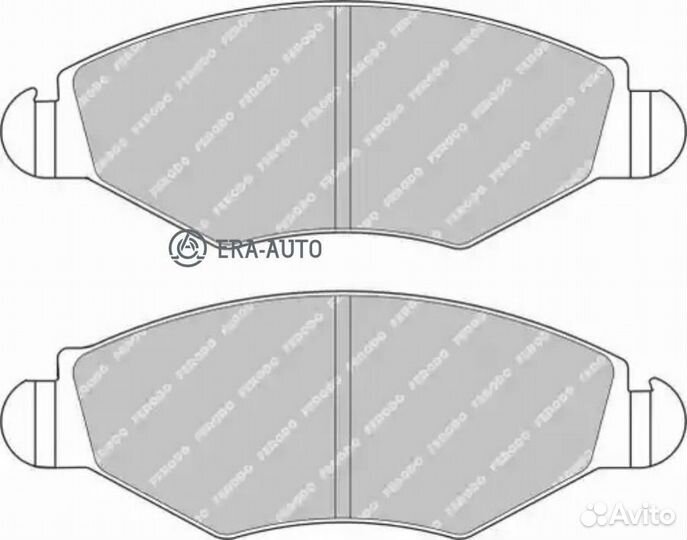 Ferodo FSL1378 деталь Колодки торм.пер