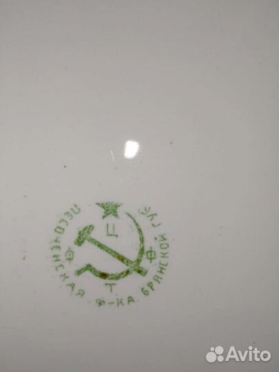 Тарелка Песочинская фабрика