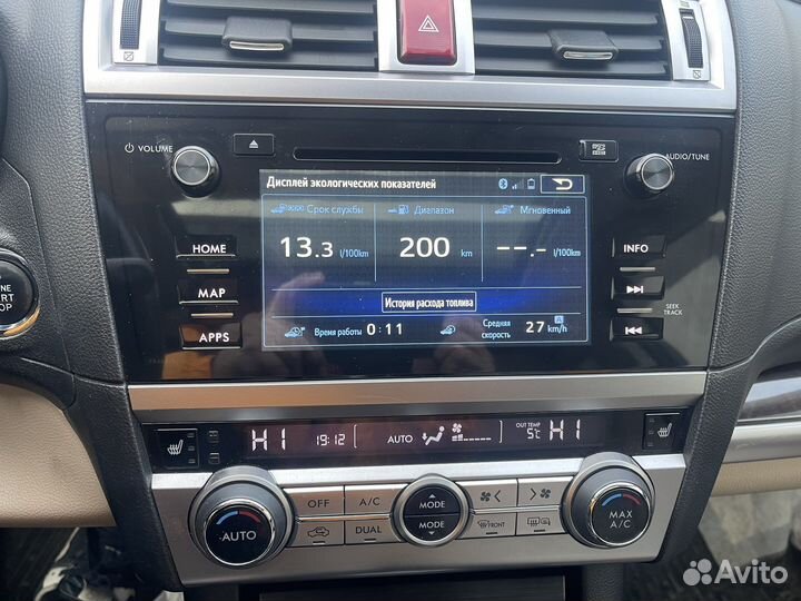 Оригинальная штатная магнитола subaru