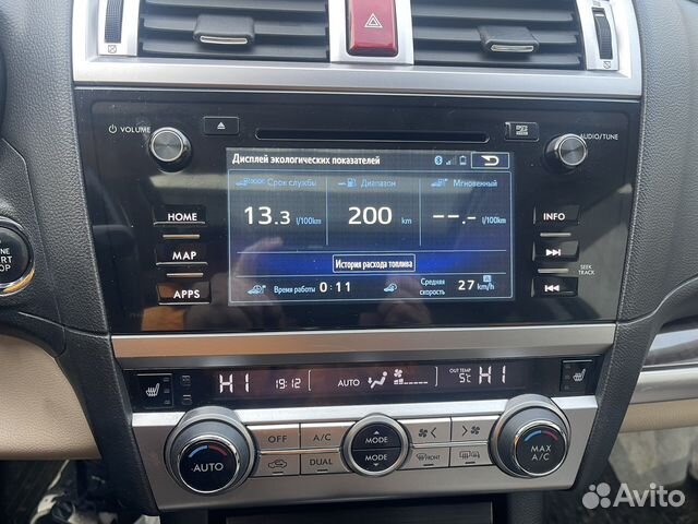 Оригинальная штатная магнитола subaru