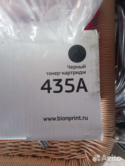 Картридж hp 435а