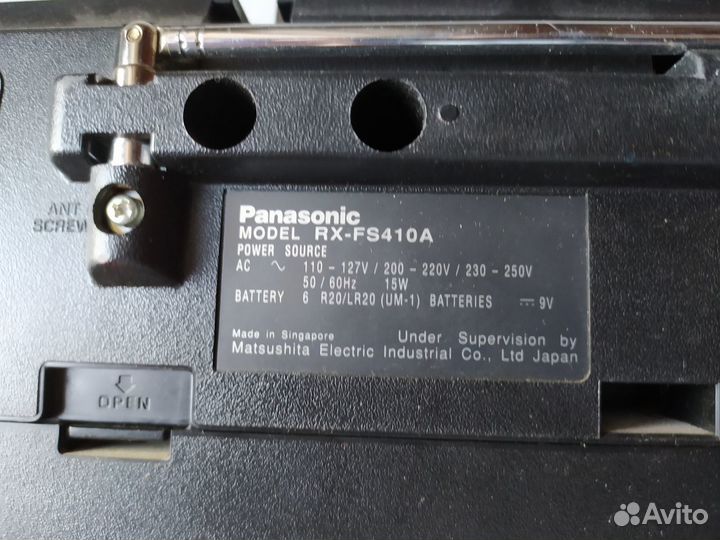 Panasonic rx-fs410 магнитофон