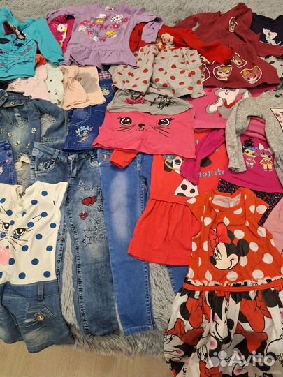 Одежда для девочки 2-6 лет пакетом