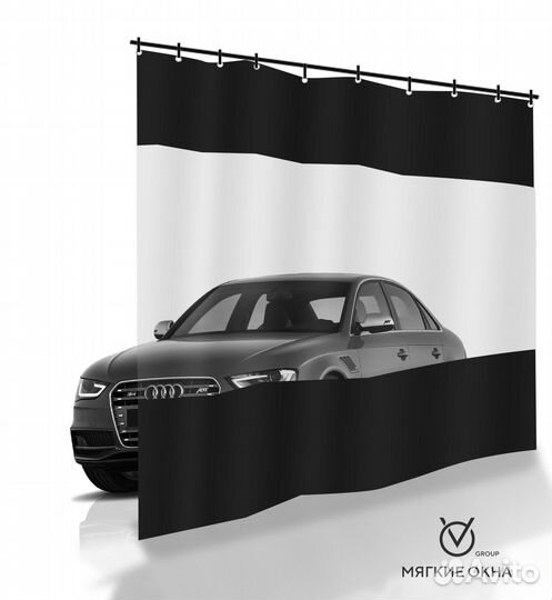 Шторы пвх для автосервиса