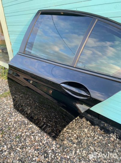 Дверь задняя левая BMW F10 Чёрная