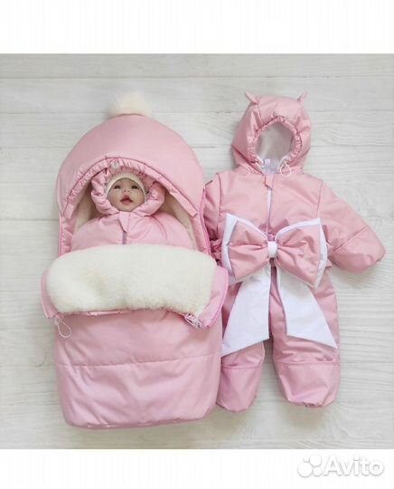 Конверт на выписку зимний 3в1