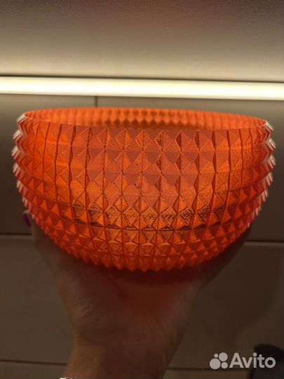 Вазочка из пластика