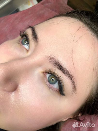 Наращивание ресниц модель