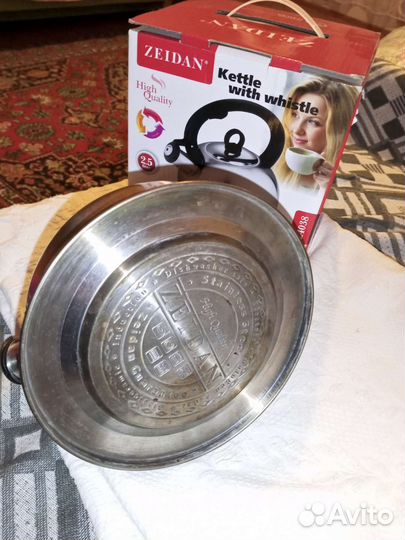 Чайник электр (новый), чайник со свистком (б/у)