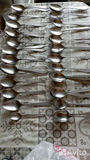 Ложки столовые нержавейка СССР