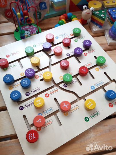 Развивающая игра Лабиринт с цифрами