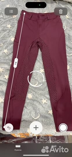 Бриджы для верховой езды с полной леей