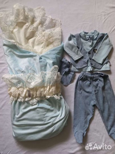 Конверт на выписку для мальчика весна осень