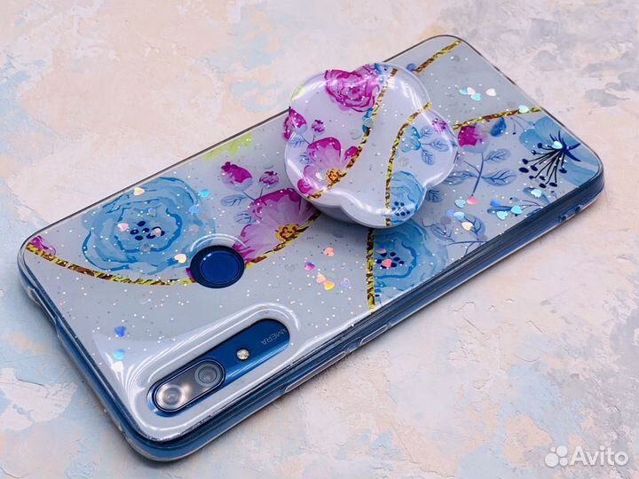 Чехол на samsung, honor, redmi силиконовый с попсо