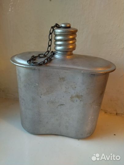 Фляжка алюминиевая