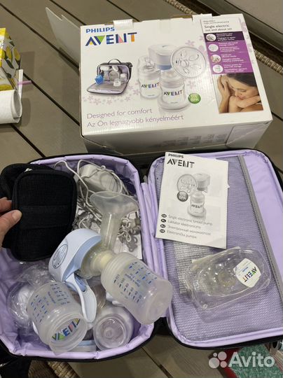 Электрический молокоотсос avent