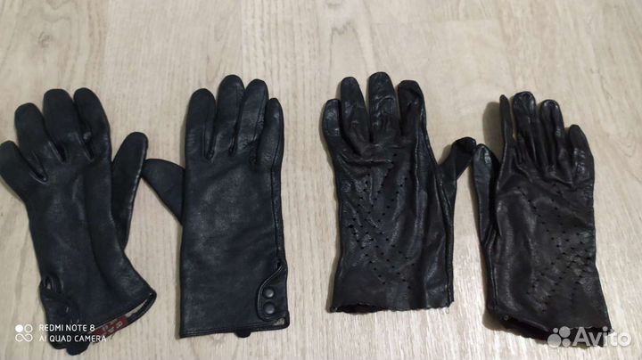 Шапки,перчатки кожаные