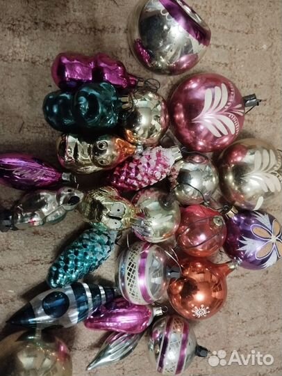 Елочные игрушки СССР