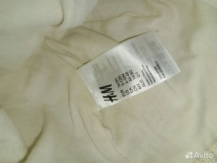 Шапка для мальчика hm h&m 9-12 мес 74/80