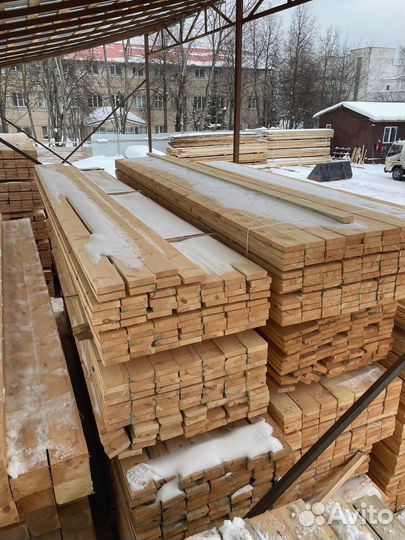 Доска обрезная 25х150х6000мм от производителя