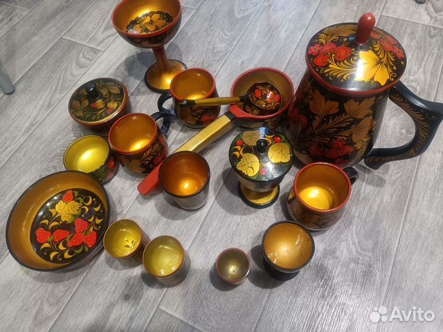 Посуда хохлома СССР