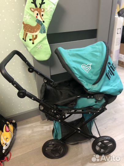 Коляска для кукол buggy boom infinia