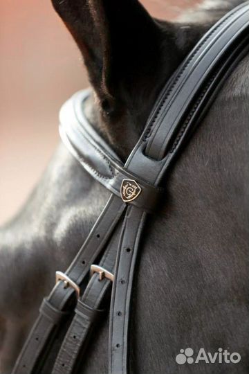 Оголовье для лошади (уздечка) с мексиканским капс