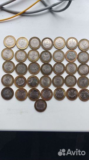 Монеты 10 рублей биметалл 2000-2022 г