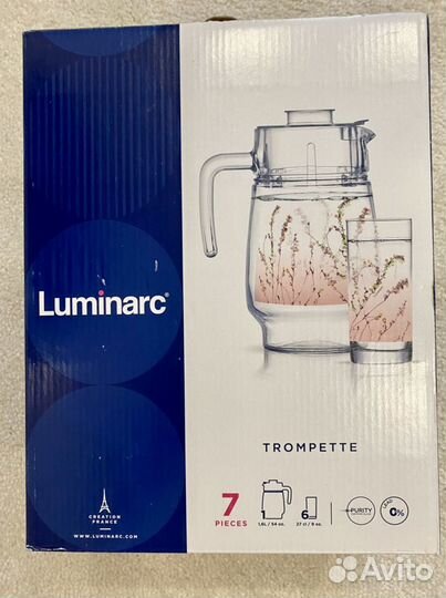 Набор графин и стаканы Luminarc