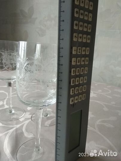 Бокалы для шампанского богемия 60-е годы