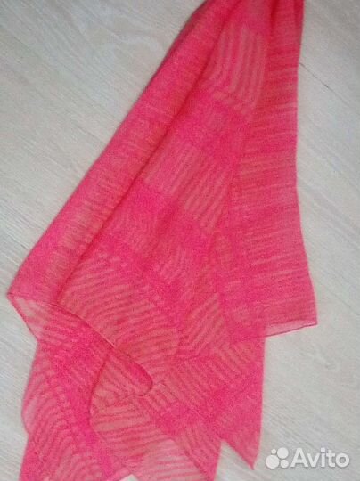 Платки цвета фуксии 90х90 и бордовый хлопок
