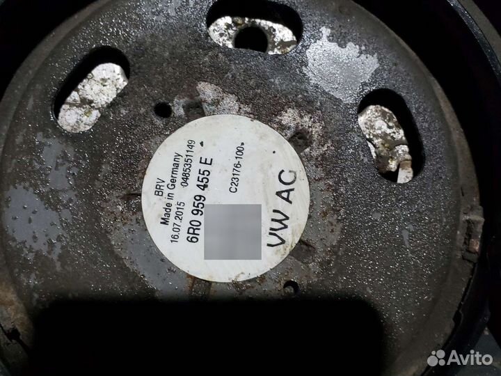 Дифузор радиатора skoda rapid, vw polo