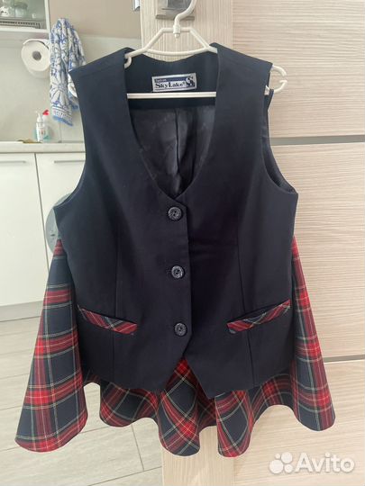 Школьная форма для девочки школьная 128