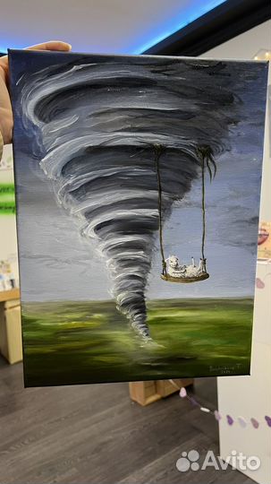 Картина маслом «Смирение» 30х40 см