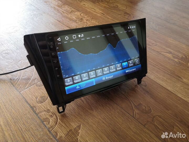 Магнитола 2 din android на Nissan Qashqai