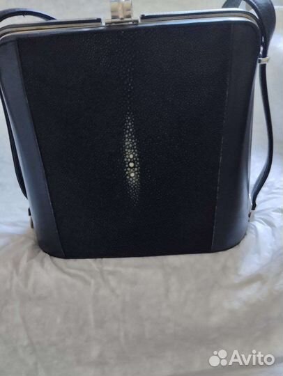 Сумочка из кожи ската в21*д25