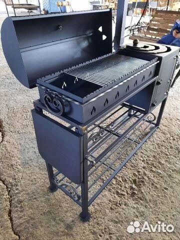 Мангал С печкой под казан