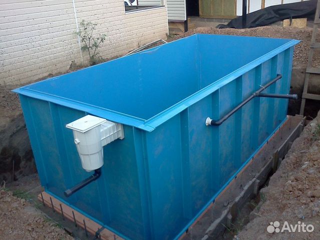 Бассейн 3х4х1,5 из полипропилена