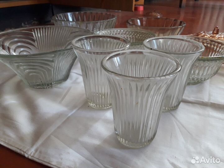 Вазы.салатницы ссср.хрусталь