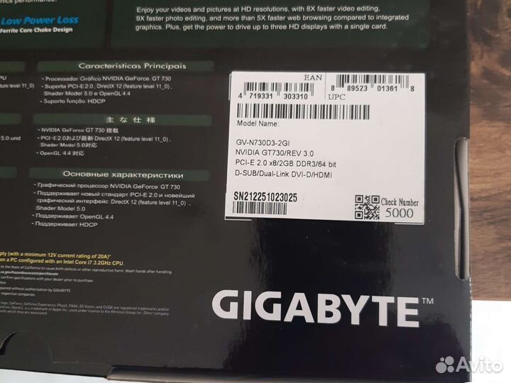 Видеокарта 2 gb ddr3