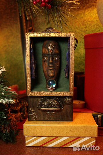 Кукла из дерева ручной работы, коллекционная